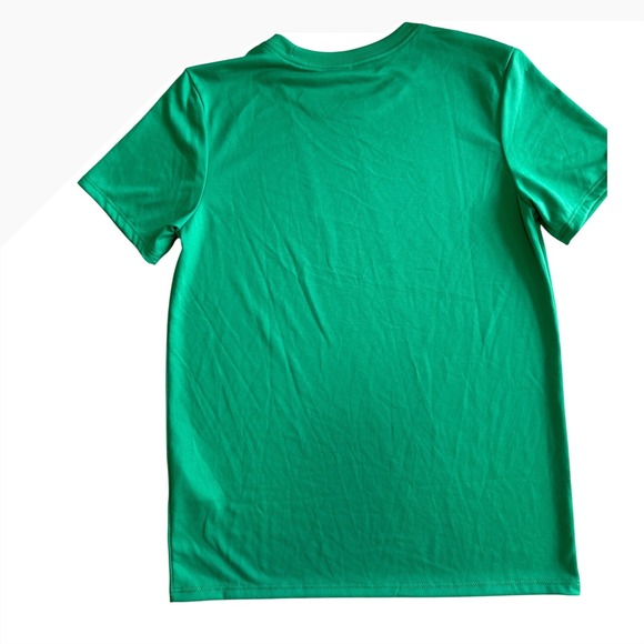 Nike Womens Dri-FIT Training T-Shirt Green Short Sleeve DX0687-324 XS - Picture 4 of 6